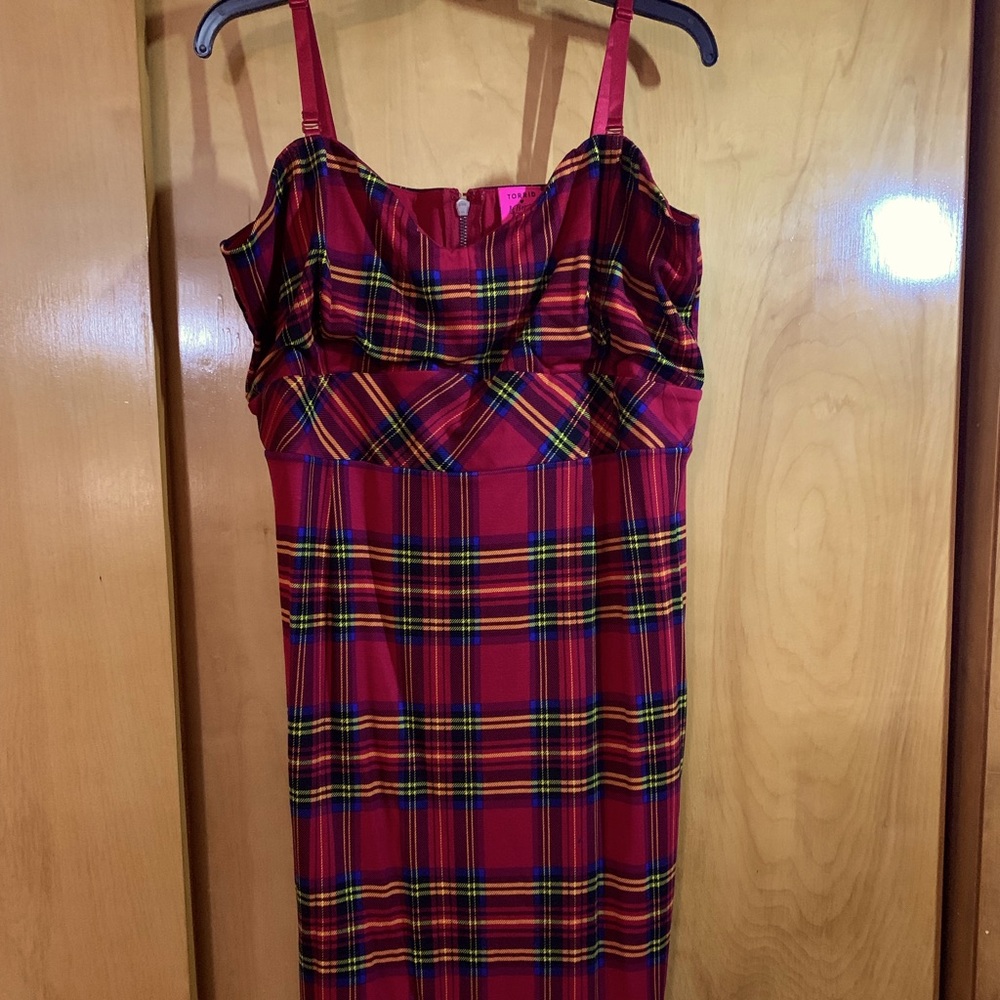 Betsy Johnson Red Plaid Dress